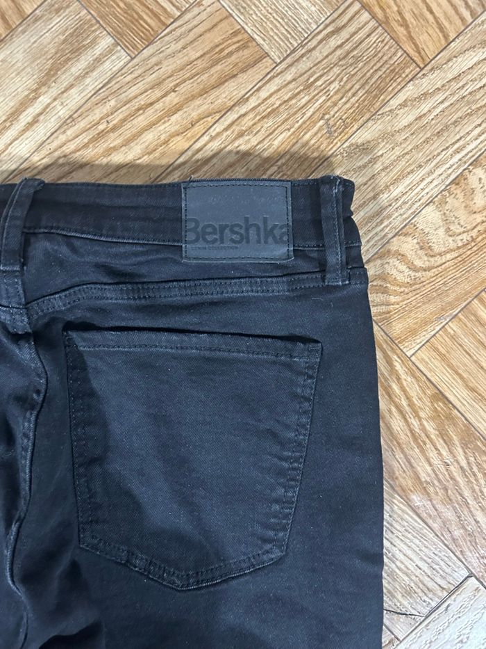 Jean Skinny Bershka Noir Déchiré - photo numéro 6