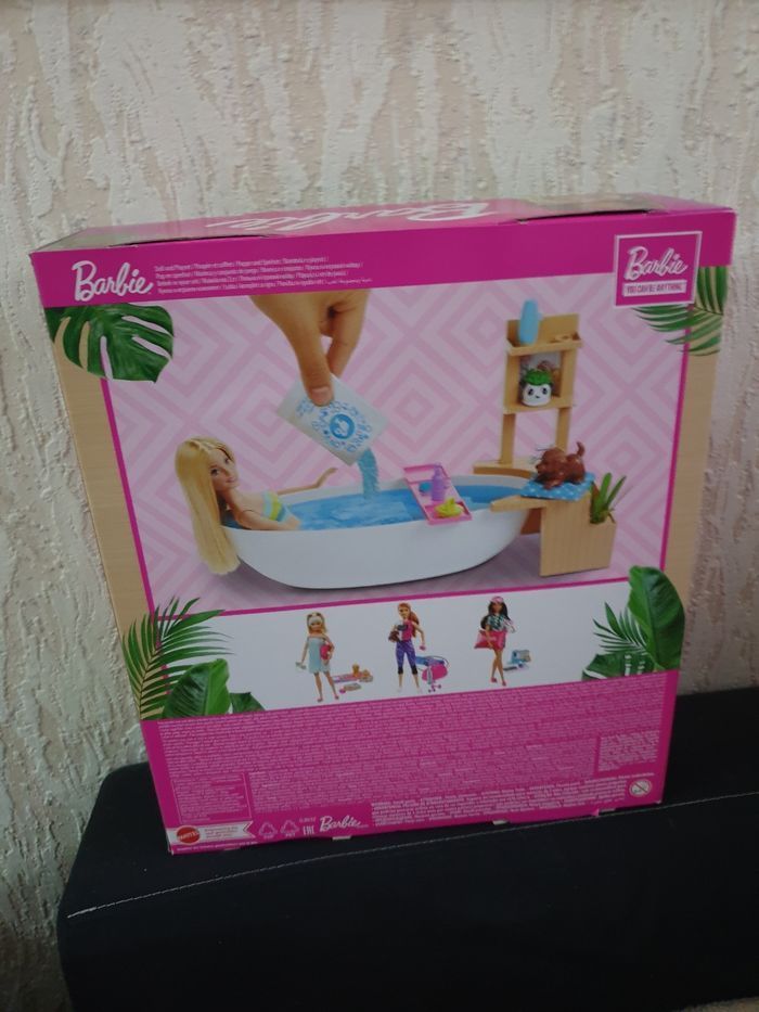 BARBIE DETENTE AU SPA MATTEL NEUF - photo numéro 8