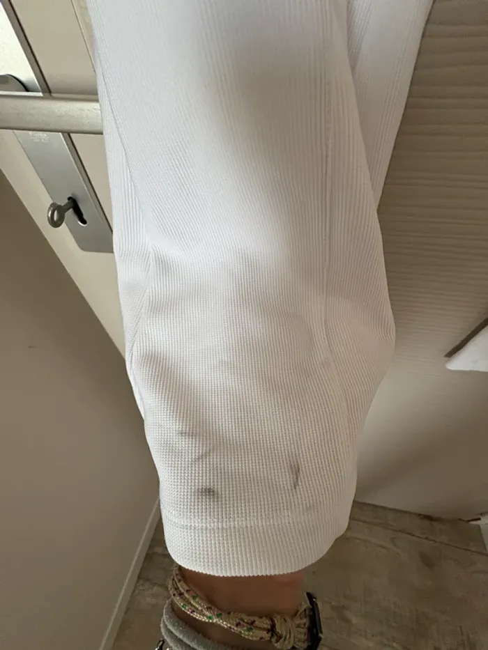 Pantalon blanc moulant – MISU – Taille M - photo numéro 4