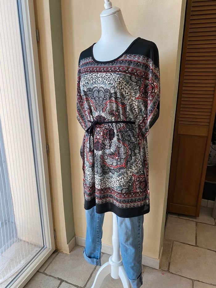 Tunique à motifs vintage 2000’ M/L