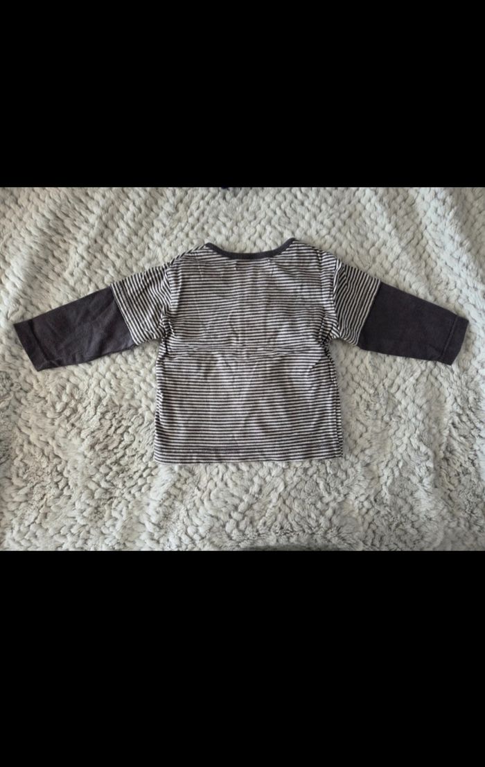 Tee-shirt ML 3 mois - photo numéro 3