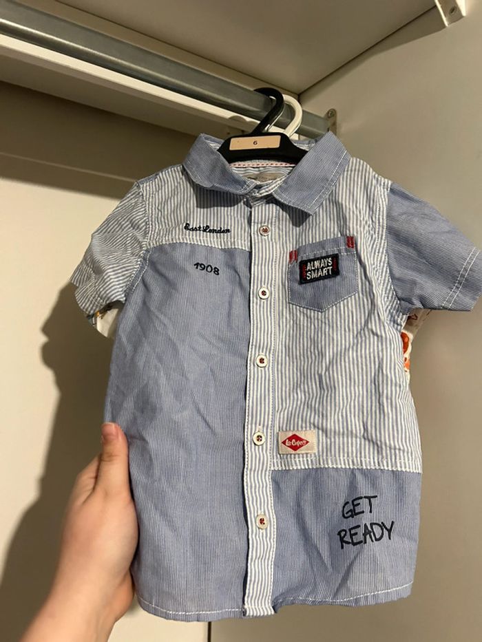 Chemise manche courte 24 mois