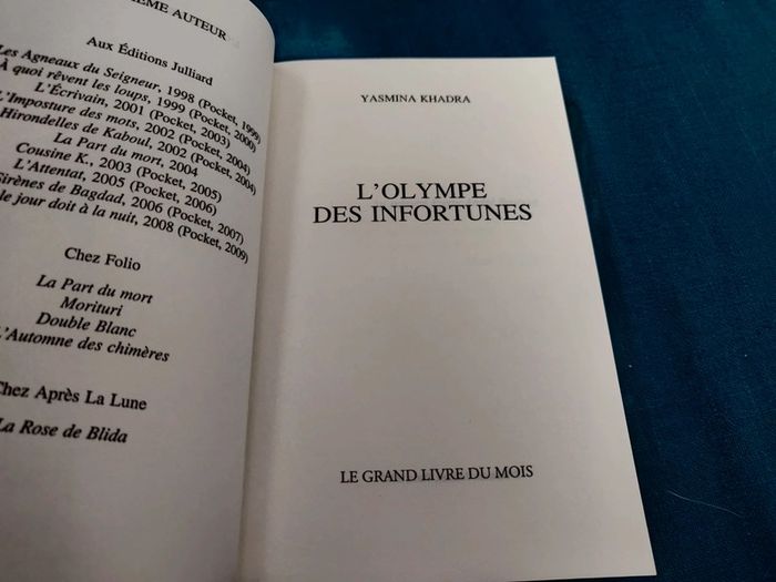 Livre L'Olympe des infortunes - photo numéro 3