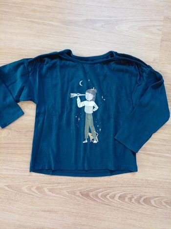 Tshirt bleu longue vue 5 ans