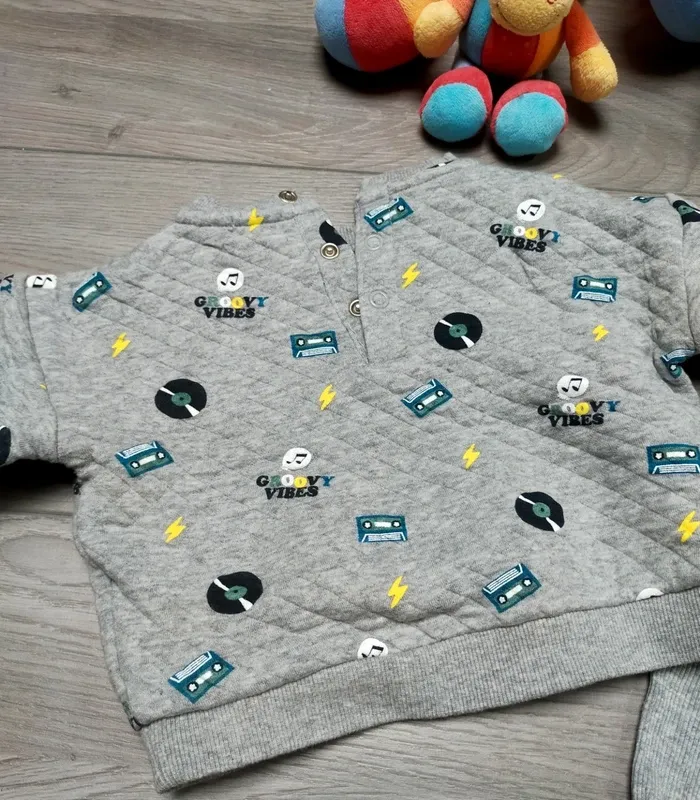 Pyjama 2 pièces musique 🎧bébé garçon 12 mois Kiabi - photo numéro 5