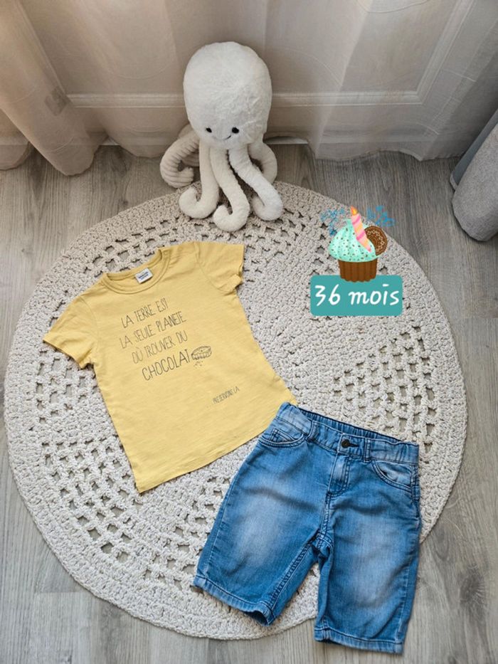 Boy: ensemble TAO chocolat 3 ans