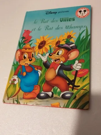 Livre Disney : Le rat des villes et le rat des champs