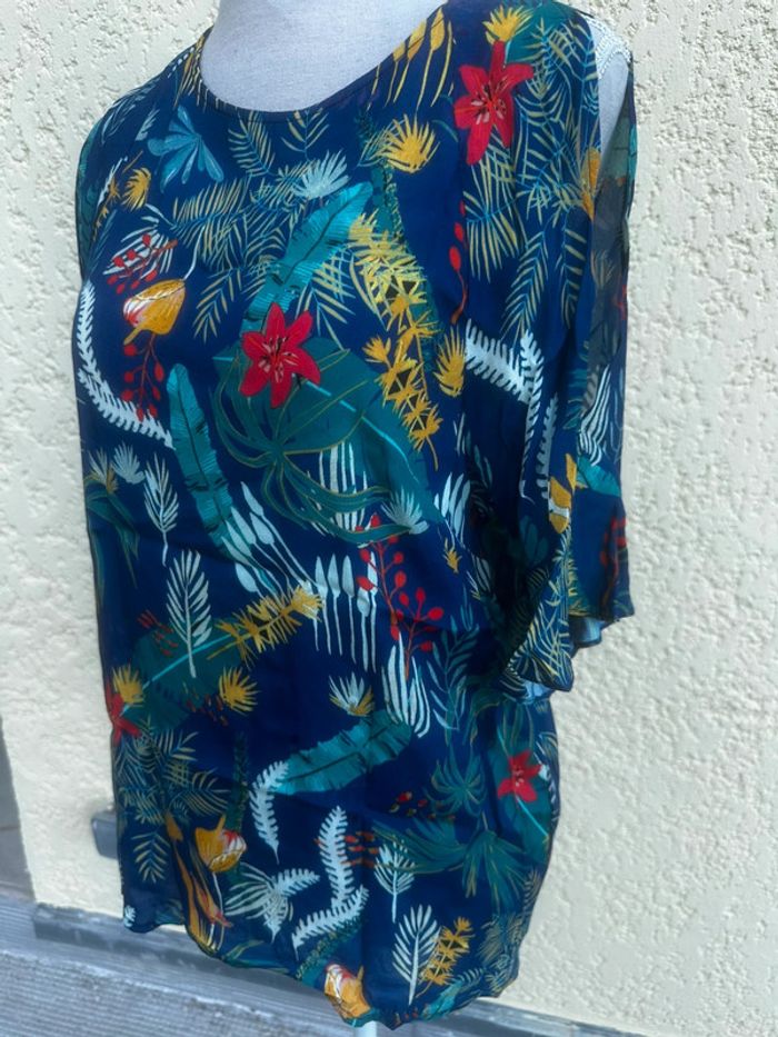 🌸 Blouse à fleurs style marin – Burton – Neuve 🌸 - photo numéro 5