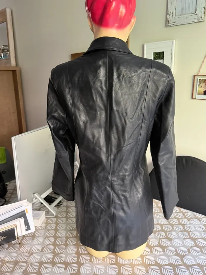 Blouson cuire Paule clement - photo numéro 2