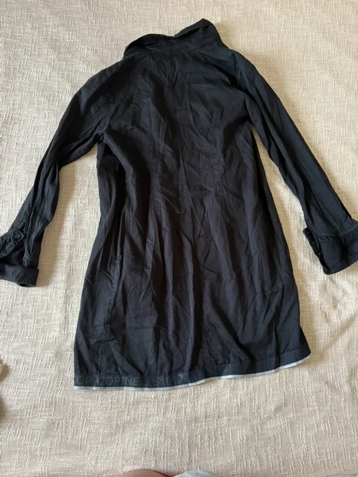 Robe chemise noire Cop Copine – Taille 38 – Chic et intemporelle - photo numéro 3