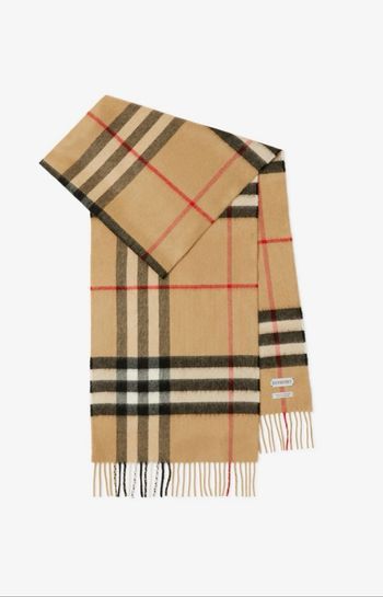Écharpe Burberry en laine à carreaux 🧣