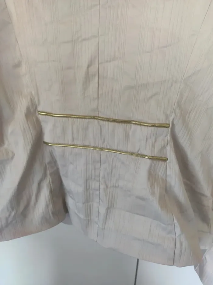 Veste beige doré Lili Mercredi Taille 2 - photo numéro 6