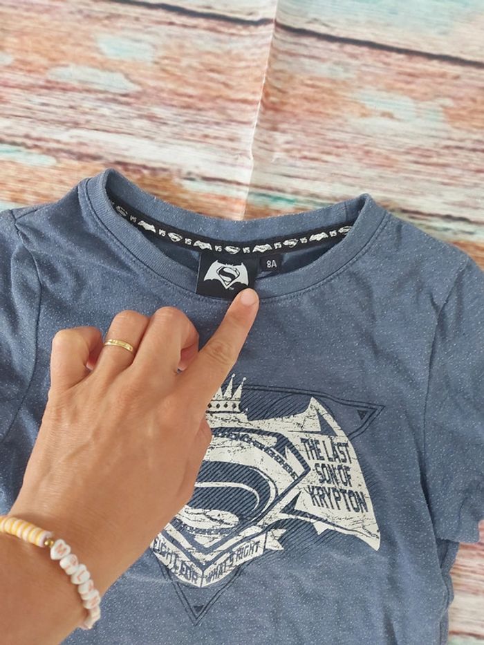 T shirt garçon 8 ans superman - photo numéro 2