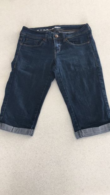 Pantacourt en jean femme S