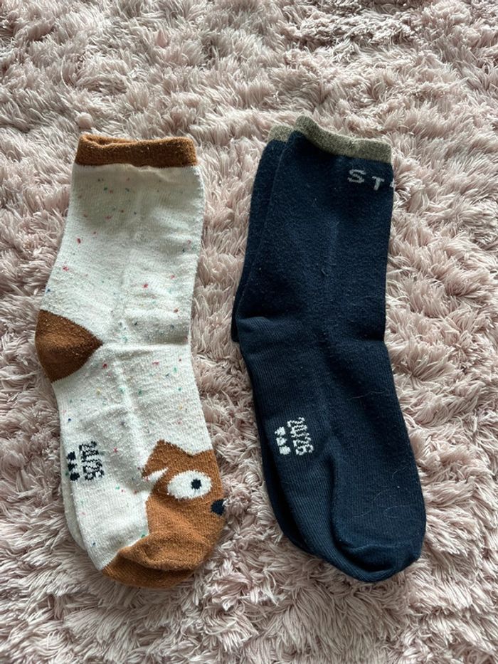 Lot de 2 paires de chaussettes longues Tape à l’œil taille 23/26