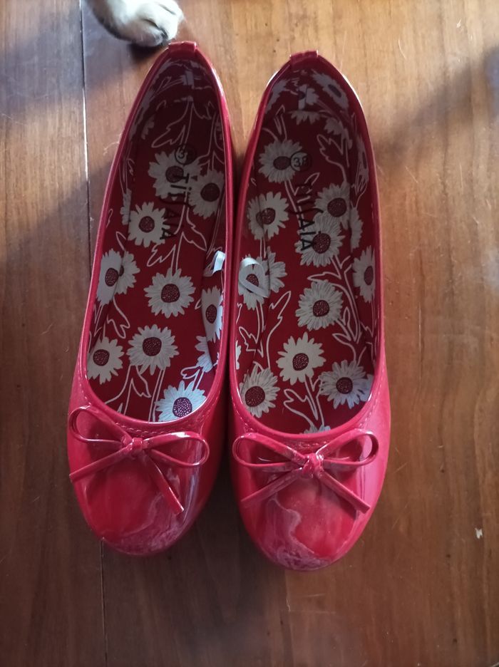 Ballerines rouge neuve