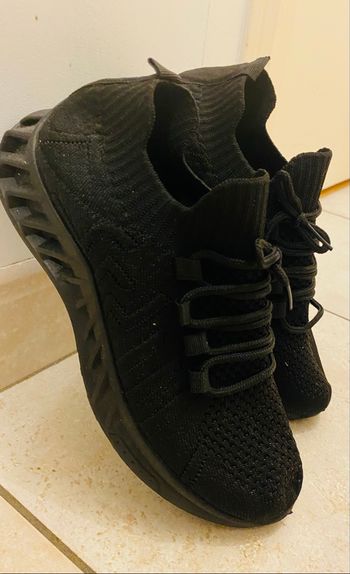 Baskets souple à enfiler  noir