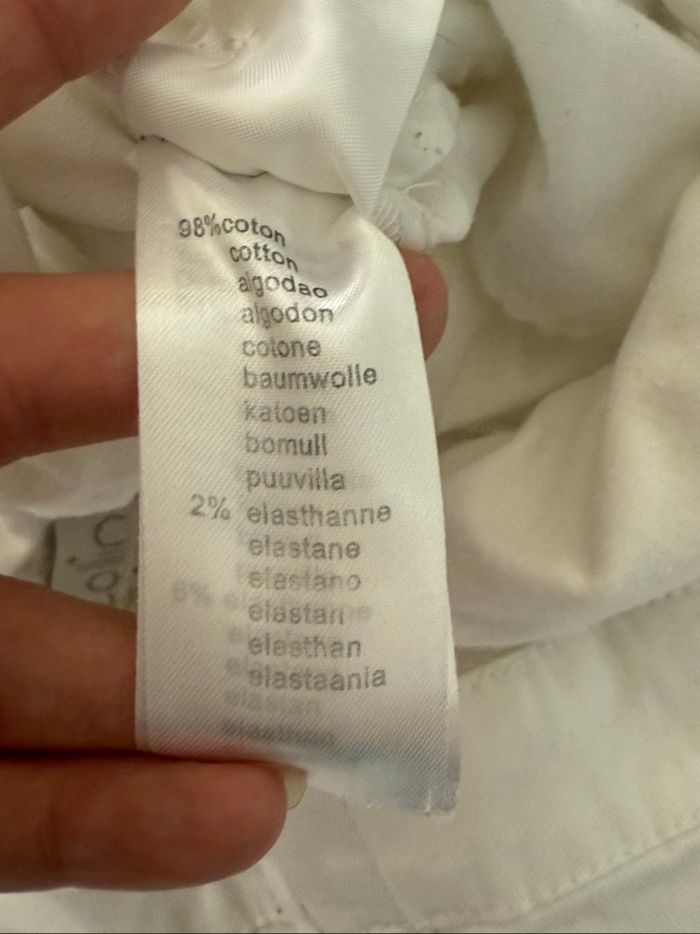 Jeans blanc de grossesse femme enceinte colline by verbaudet 38/M - photo numéro 10