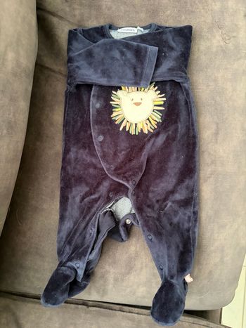 Pyjamas velours ourson