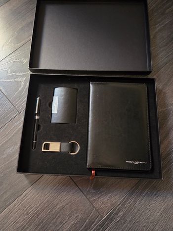 Coffret agenda stylo
