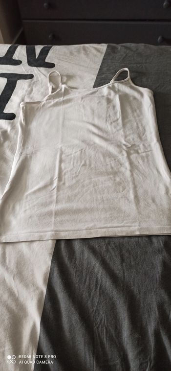 Débardeur blanc t. 38