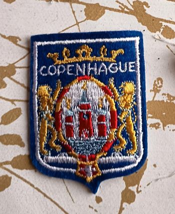 Écusson / blason à coudre ville de Copenhague