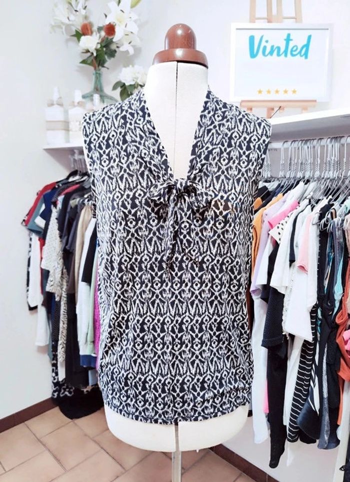 Chemise débardeur sans manche taille 40 MIM