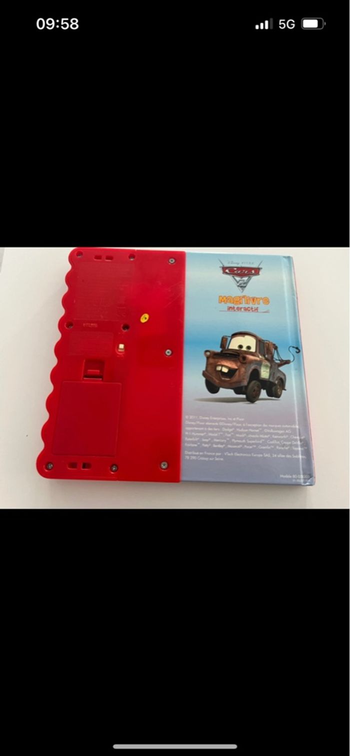 Livre interactive  Vtech Cars 2 - photo numéro 2