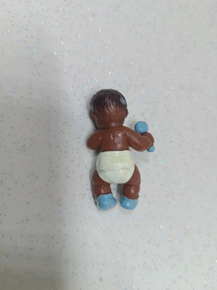 petite poupée small baby babies bébé black noir couche chapeau cap doudou gummi bully hochet - photo numéro 6