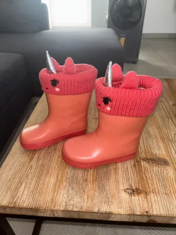 Bottes de pluie intérieur polaire