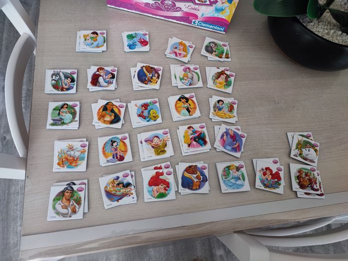 Jeu de société 3 en 1 Domino lotto Mémo princesse - photo numéro 3