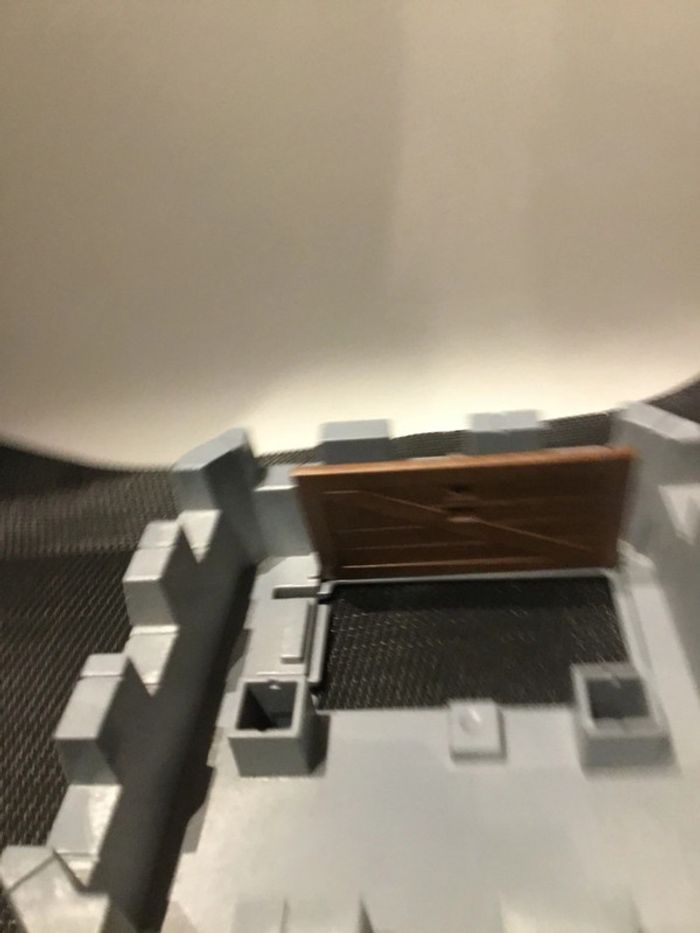 Playmobil créneaux et porte trape avec loquet château 6697 moyen âge pièces détachées - photo numéro 5