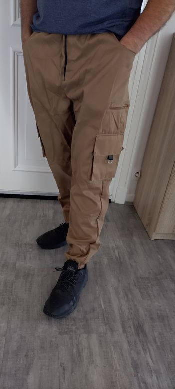 Pantalon cargo Camel