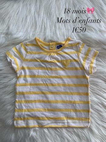 T-shirt 🎀 18 mois 🎀 Mots d’enfants
