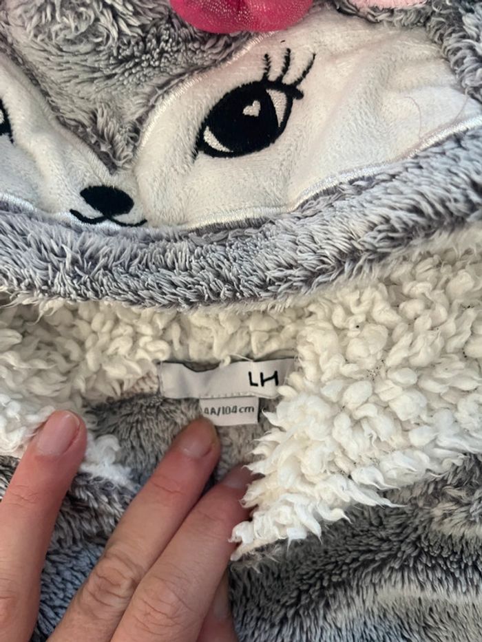 Surpyjama enfant fille « rennes » 4 ans - photo numéro 3