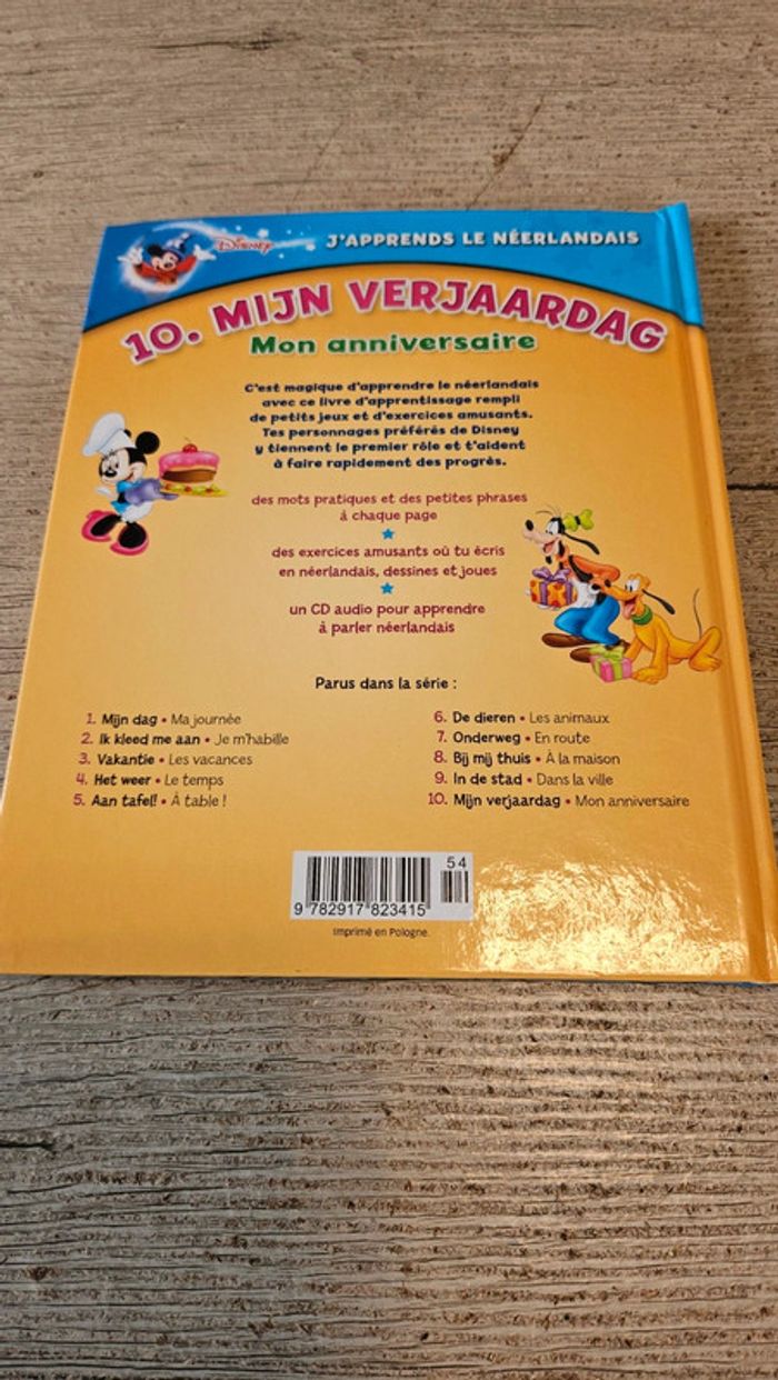 Livre pour enfant + CD en français pour apprendre le néerlandais, Disney, neuf - photo numéro 6