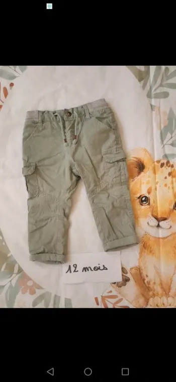 Pantalon 12 mois garçon