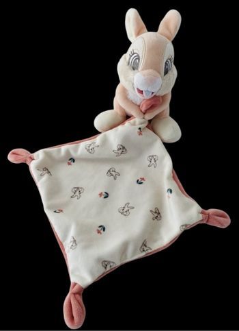 ❤️ b5742 Doudou Plat Mouchoir Lapin Miss Bunny Pan pan Panpan Disney Baby