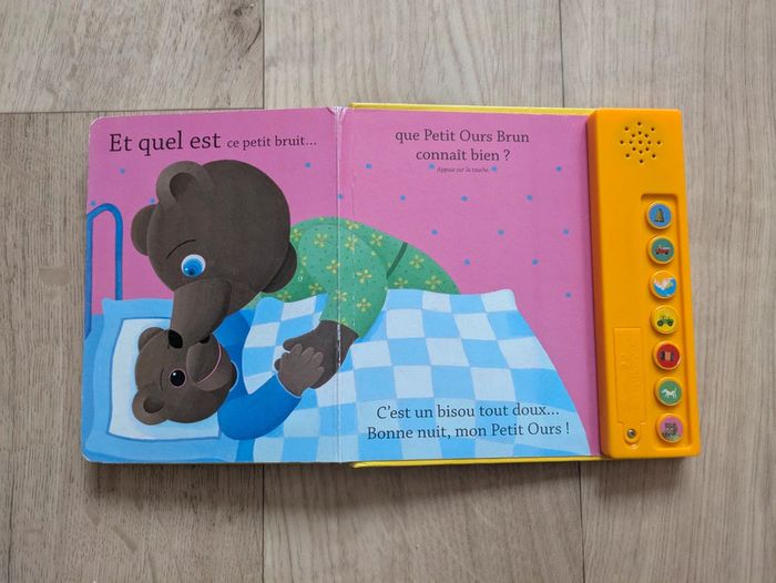 Livre sonore tout carton petit Ours Brun - photo numéro 8