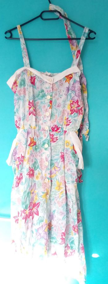 💜 Robe d'été à fleurs vintage taille 42 💜
