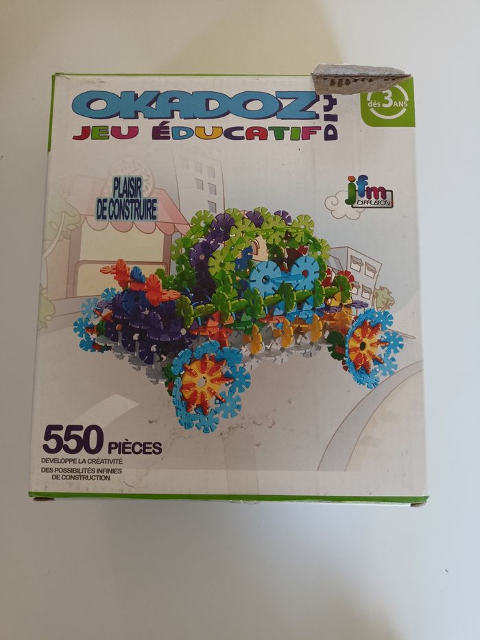 Okadiz jeu éducatif 550 pièces jfm diffusion complet