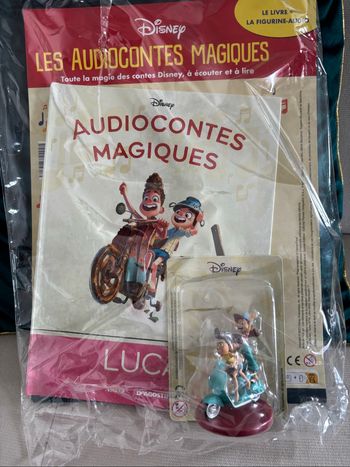 Figurine + Livre Luca n 99 Audiocontes Magiques Disney Altaya
