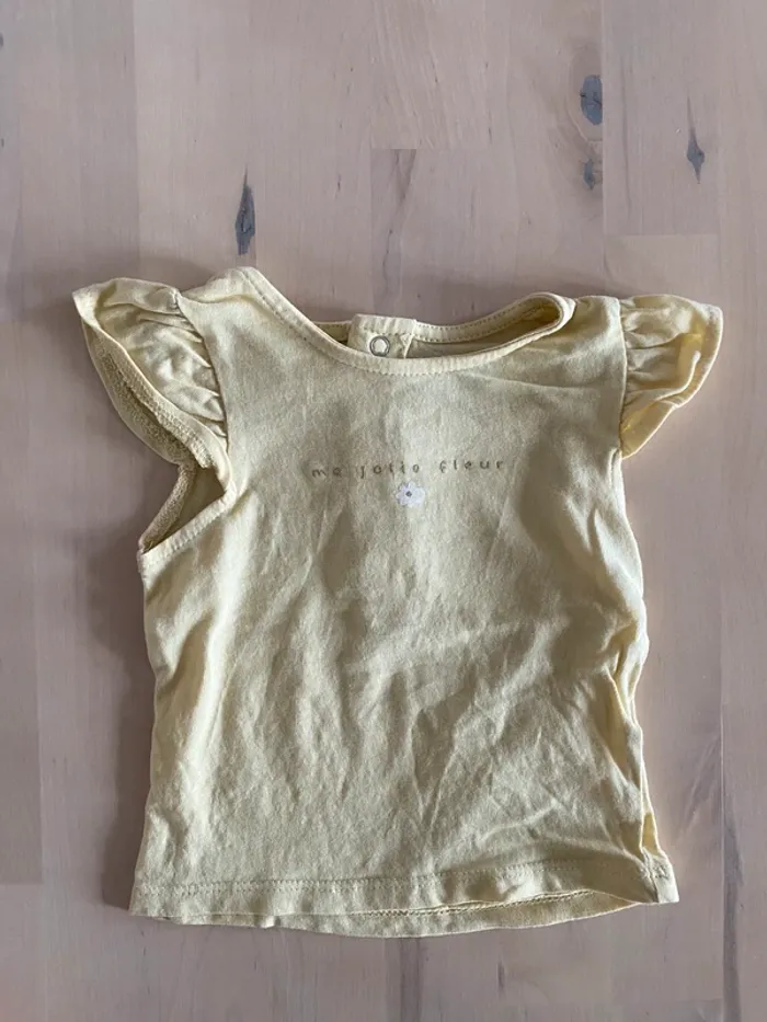 Lot 6 t-shirts - taille 3 mois - photo numéro 2