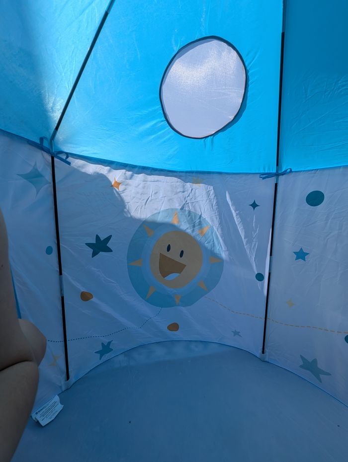 Tente enfant songmics bleue - photo numéro 3