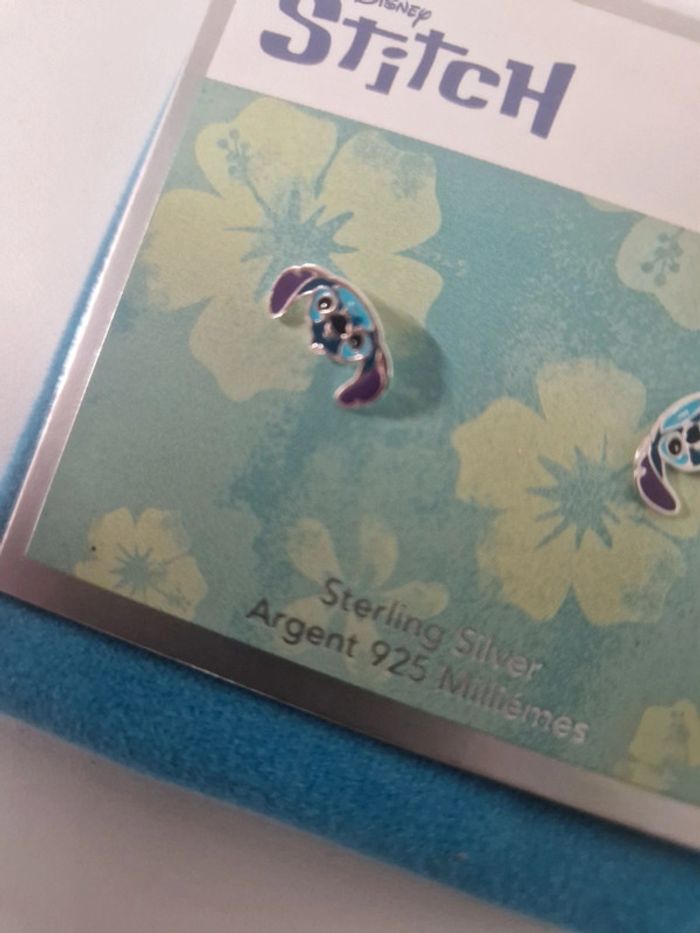 Boucle d oreilles stitch - photo numéro 3