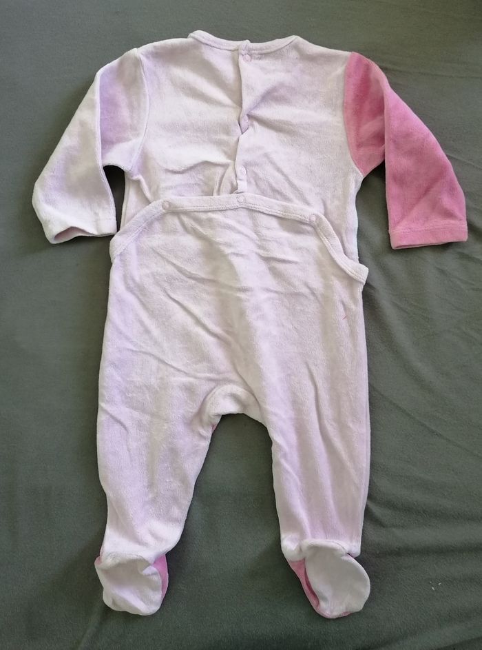 Pyjama velours 9 mois - photo numéro 2