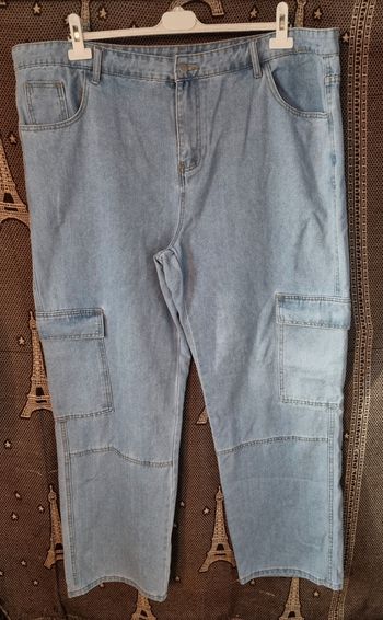 Jean style cargo taille 4xl mixte