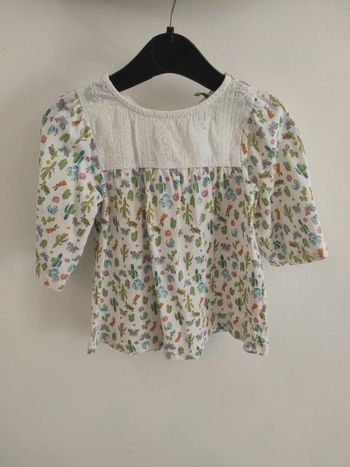 Tunique fille cactus 18 mois
