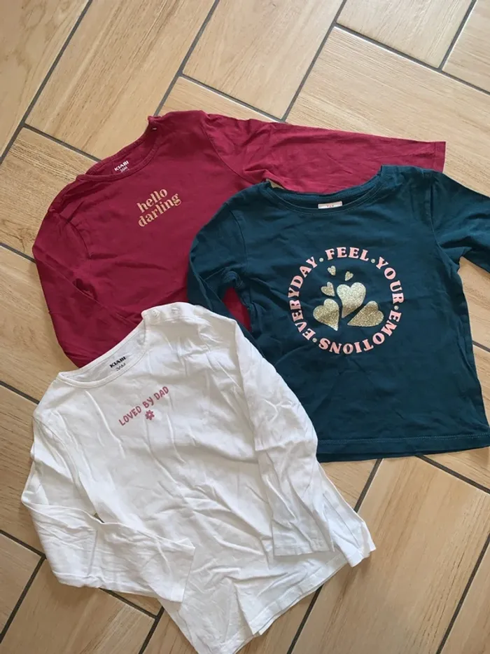 Lot de 3 t-shirt manche longue
