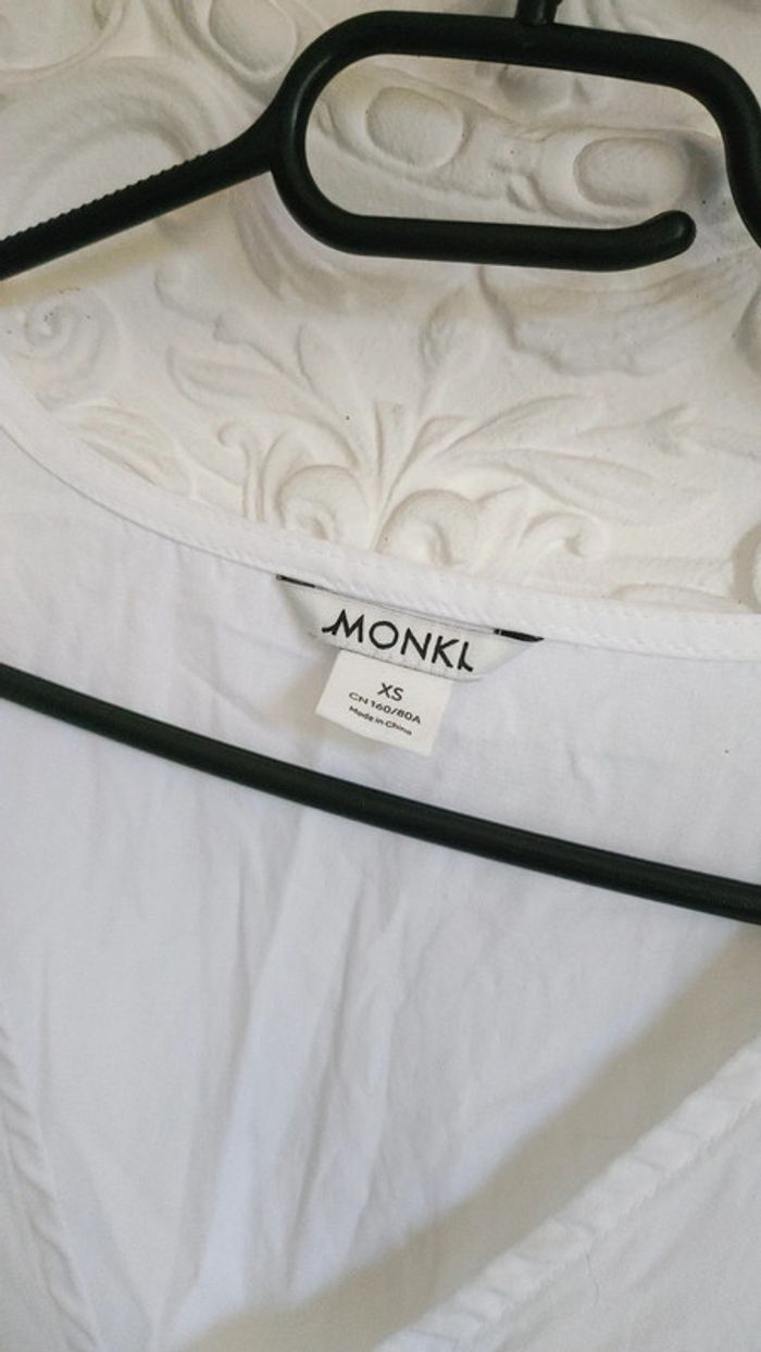 Robe d'été blanche en coton taille XSb coupe oversize - photo numéro 6